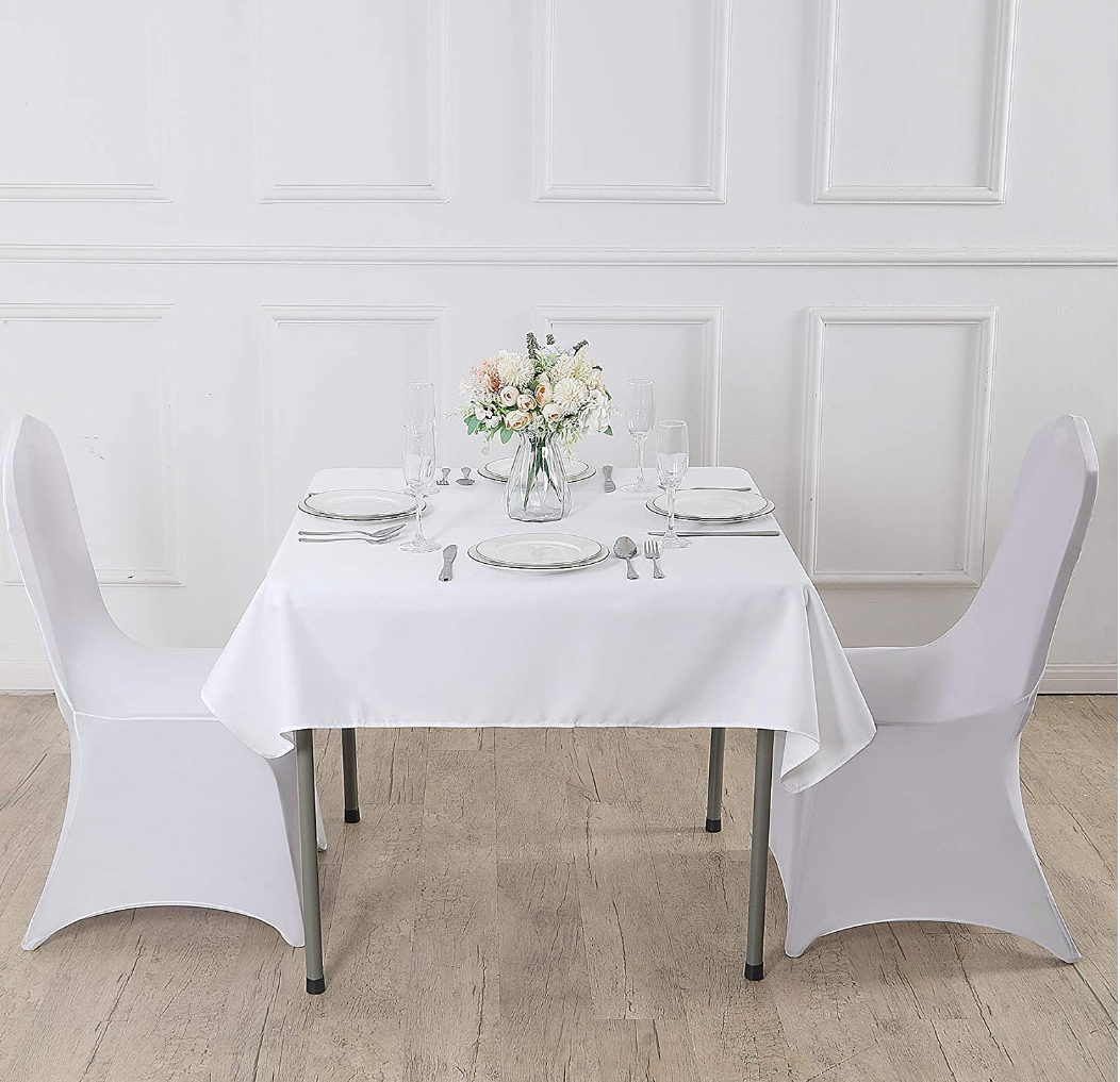 White Table Topper WHITE SPUN TABLE TOPS – Shop Wholesale - Unitex International, Inc.